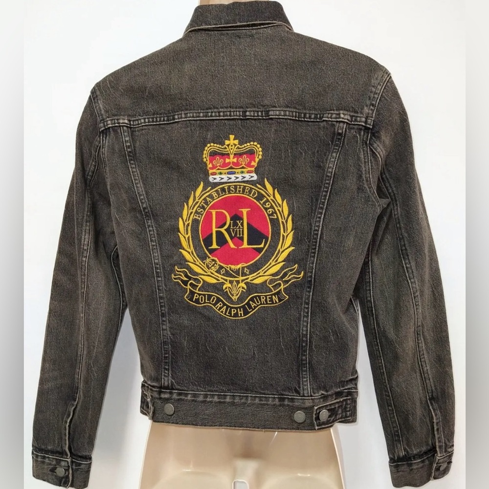 Polo by Ralph Lauren, Gold Crown Crest Jacket, New With Tag , Size Small